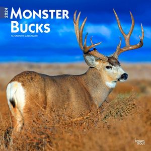 Monster Bucks 2024 Wall Calendar