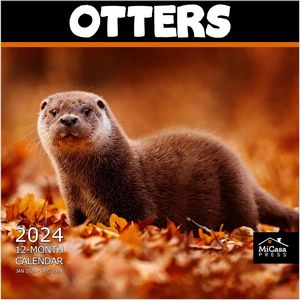 Otters 2024 Wall Calendar