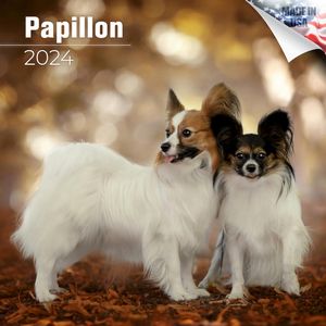 Papillon 2024 Wall Calendar