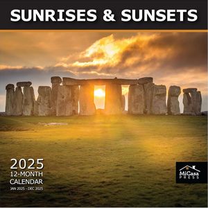 Sunrises & Sunsets 2025 Calendar