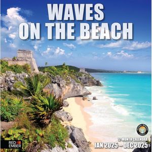Waves On The Beach 2025 Calendar