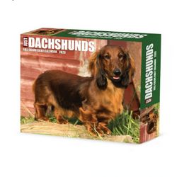 Just Dachshunds 2026 Desk Calendar