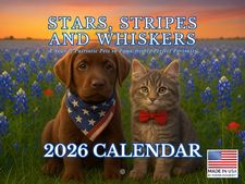 Americana Patriotic Pets 2026 Calendar