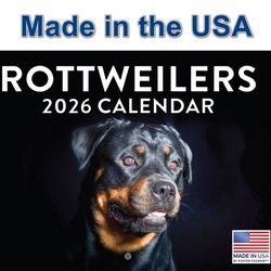 Rottweilers 2026 Calendar