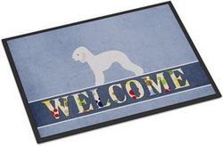Bedlington Terrier Welcome Doormat