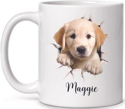 Personalized Golden Retriever Puppy Mug