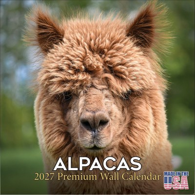 Alpacas 2027 Wall Calendar