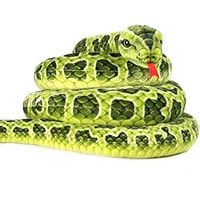 Gustavo The Green Anaconda - 100 Inch Stuffed Animal Plush