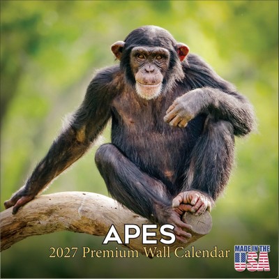 Apes 2027 Wall Calendar