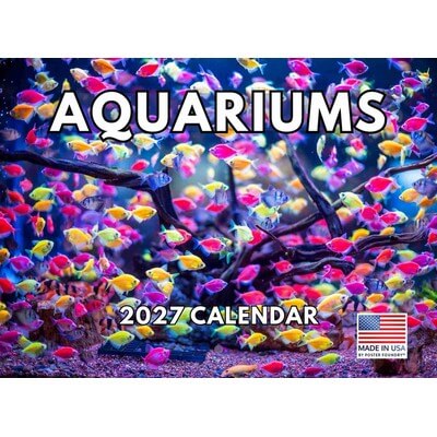 Aquariums 2027 Wall Calendar