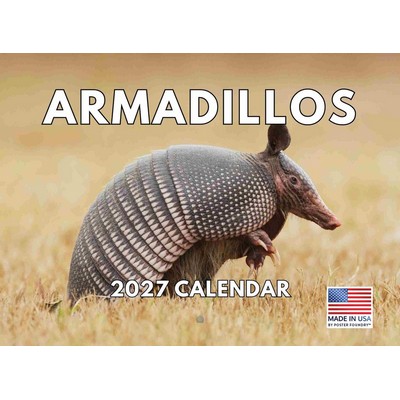 Armadillos 2027 Wall Calendar