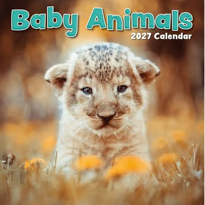Baby Animals 2027 Calendar