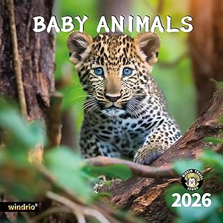 Baby Animals 2026 Calendar