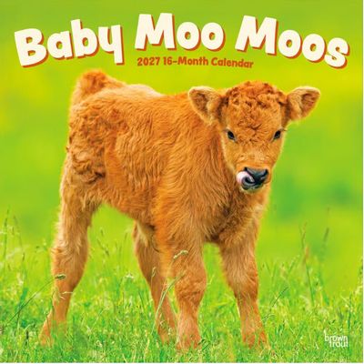 Baby Moo Moos 2027 Wall Calendar