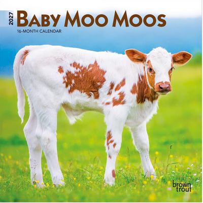 Baby Moo Moos 2027 Wall Calendar
