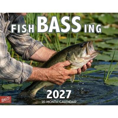 Bass Fishing 2027 Wall Calendar