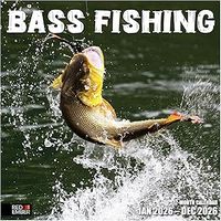Bass Fishing 2026 Wall Calendar