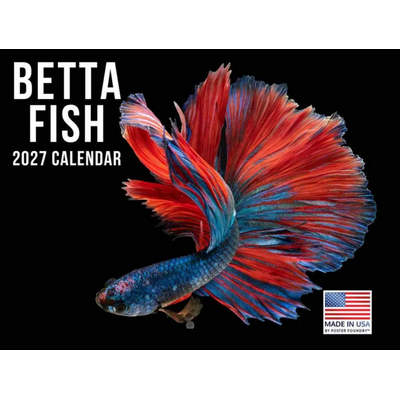 Betta Fish 2027 Wall Calendar