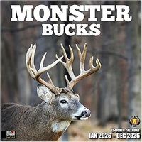 Monster Bucks 2026 Wall Calendar