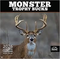 Monster Trophy Bucks 2026 Wall Calendar