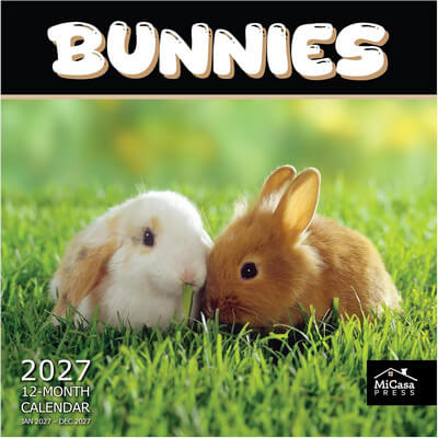 Bunnies 2027 Wall Calendar