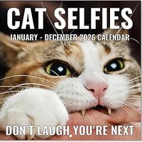 Cat Selfies 2026 Wall Calendar