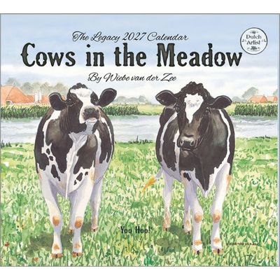 Cows in the Meadow 2027 Wall Calendar