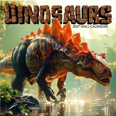Dinosaurs 2027 Wall Calendar