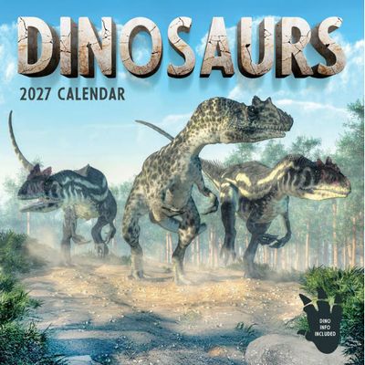 Dinosaurs 2027 Wall Calendar