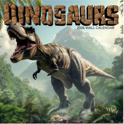 Dinosaurs 2026 Wall Calendar