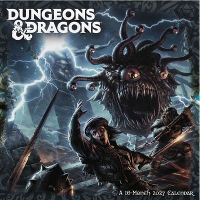 Dungeons and Dragons Classic 2027 Wall Calendar