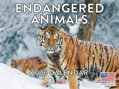 Endangered Animals 2026 Calendar