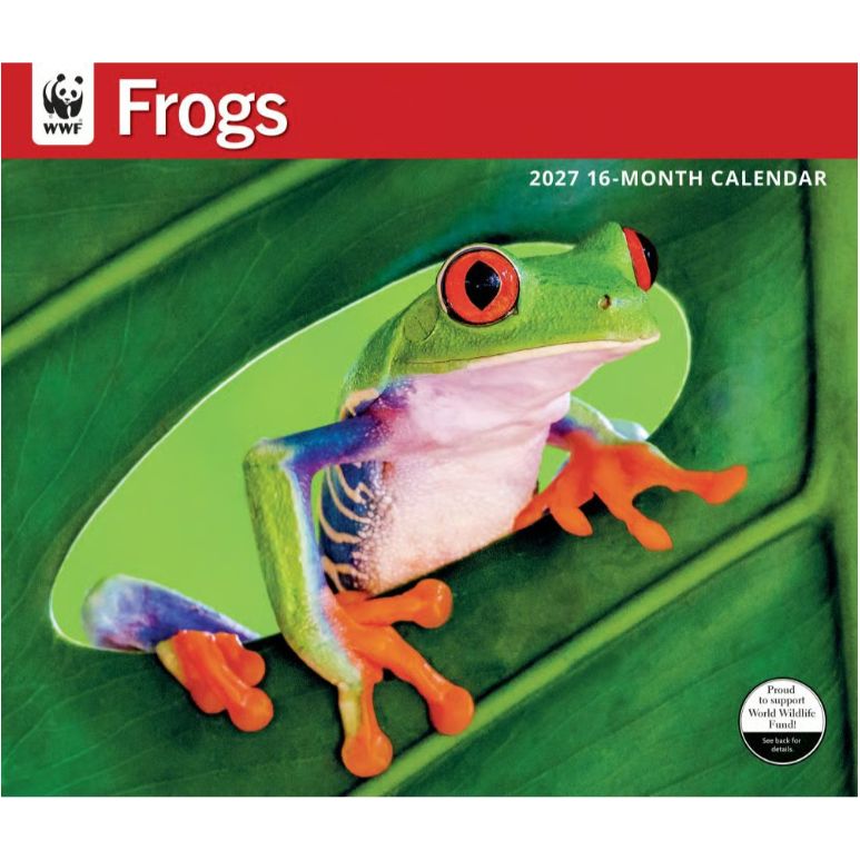 Frogs WWF 2027 Wall Calendar