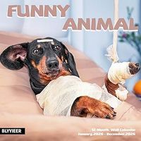 Funny Animal 2026 Wall Calendar