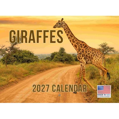 Giraffes 2027 Wall Calendar