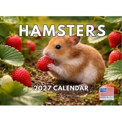 Hamsters 2027 Wall Calendar
