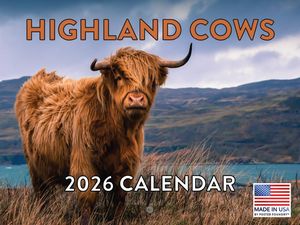 Highland Cows 2026 Calendar