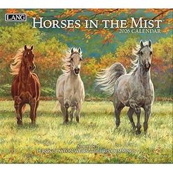 Horses In The Mist 2026 Calendar