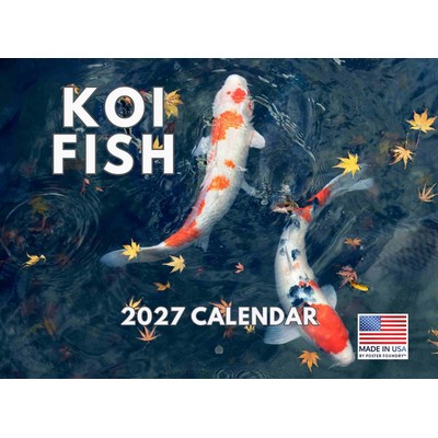 Koi 2027 Wall Calendar