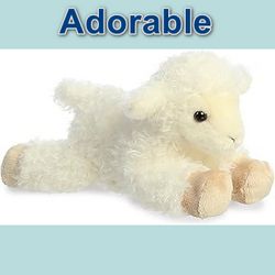 Aurora® Adorable Mini Flopsie™ Luna Lamb™ Stuffed Animal
