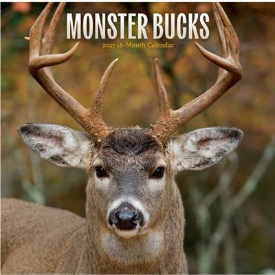 Monster Bucks 2027 Wall Calendar