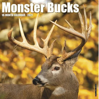 Monster Bucks 2027 Wall Calendar