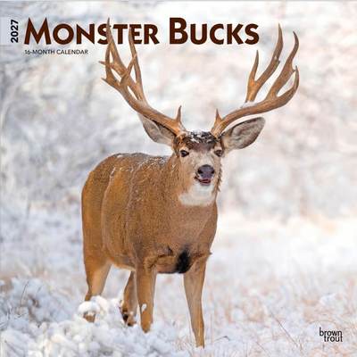 Monster Bucks 2027 Wall Calendar