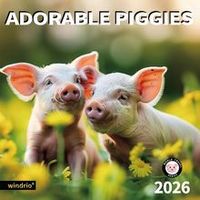2026 Adorable Piggies Wall Calendar
