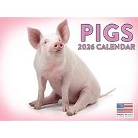 Pigs 2026 Wall Calendar