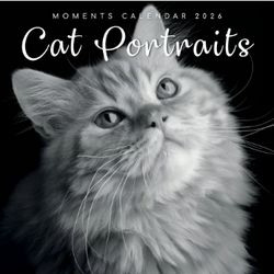 Cat Portraits 2026 Wall Calendar