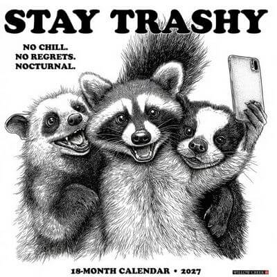 Raccoons 2027 Calendar