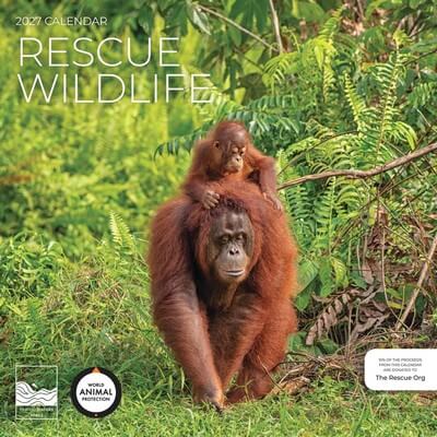 Rescue Wildlife 2027 Wall Calendar