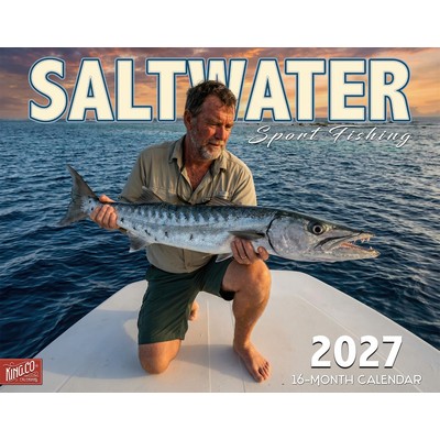 Saltwater Fishing 2027 Wall Calendar