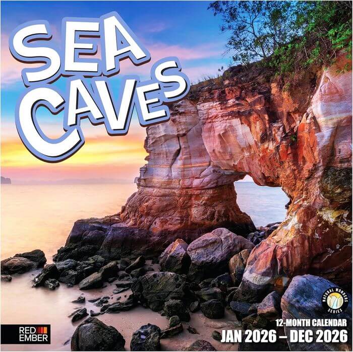 Sea Caves 2026 Calendar